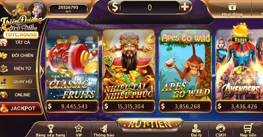Game Nổ hũ (Slots) OK9 Live