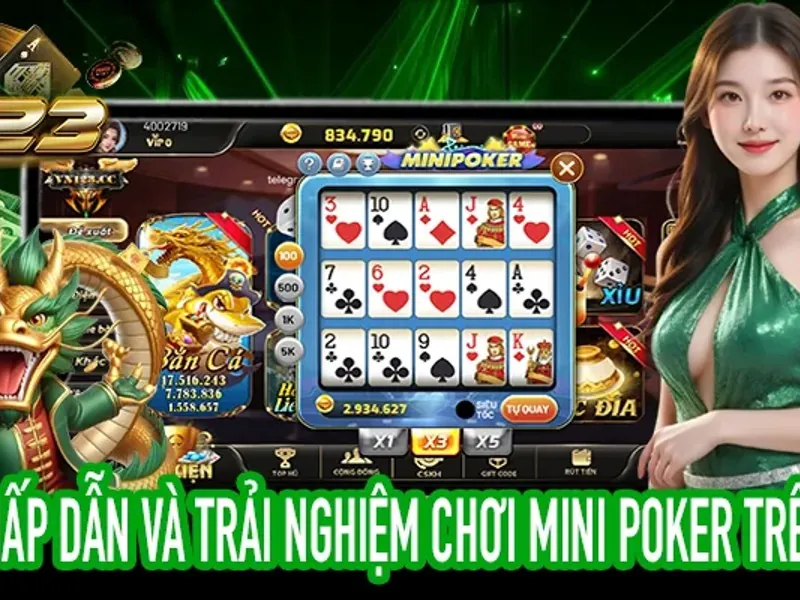 Hình ảnh bàn chơi Poker tại OK9AA